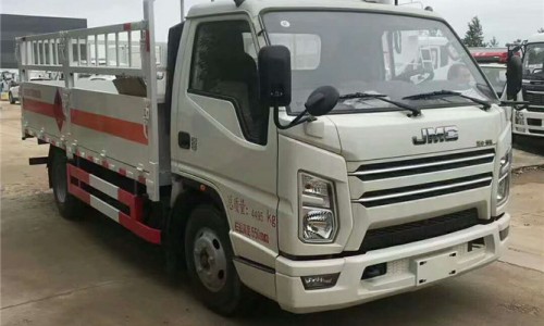 國(guó)六江鈴倉(cāng)欄氣瓶運(yùn)輸車 